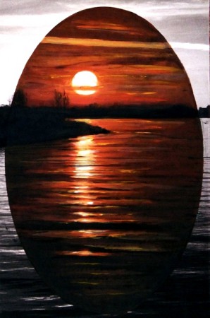 Aranyhíd 20x30 cm