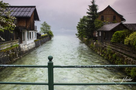 Hallstatt esőben 